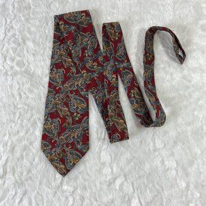 Vintage Torriani European Fashion 100% Silk from Italy Paisley